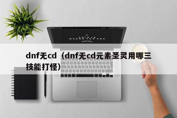 dnf无cd（dnf无cd元素圣灵用哪三技能打怪）