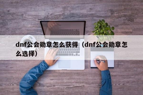 dnf公会勋章怎么获得（dnf公会勋章怎么选择）