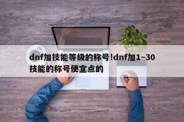 dnf加技能等级的称号!dnf加1~30技能的称号便宜点的
