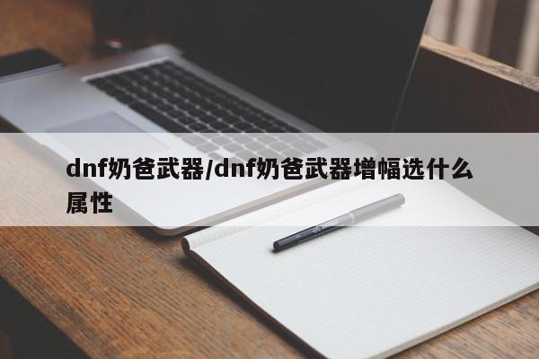 dnf奶爸武器/dnf奶爸武器增幅选什么属性
